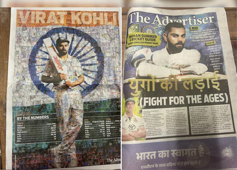 'युगों की लडाई'...ऑस्ट्रेलियातील मीडियात विराट कोहली 'फिव्हर'!